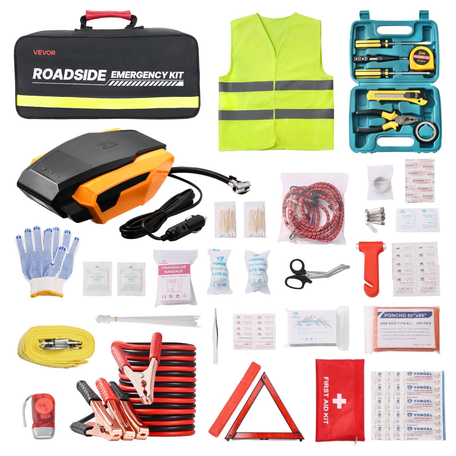MAVANDI™ Drive Ready™ Emergency Kit - Complete Roadside Safety Kit